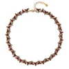 Holly Berry Jade Statement Necklace
