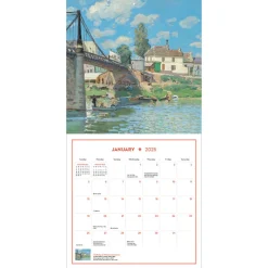 Impressionism and Post-Impressionism Wall Calendar 2025