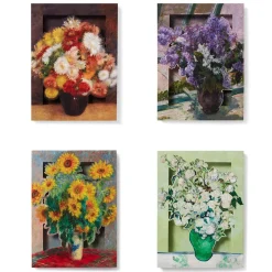Impressionist & Post-Impressionist Bouquets Pop-Up Cards