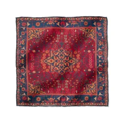 Iranian Vase Carpet Silk Pocket Square