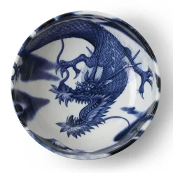 Japanese Dragon Serving Bowl