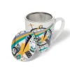 Kandinsky Small Worlds Covered Mug with Tea Infuser