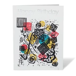 Kandinsky Small Worlds Happy Birthday Cards