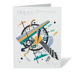 Kandinsky Small Worlds Happy Birthday Cards