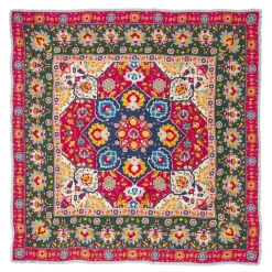 Kashan Carpet Square Scarf