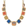 Kashan Carpet Statement Collar Necklace