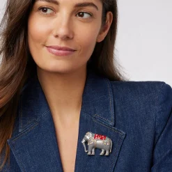 King Elephant Brooch