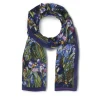 Louis C. Tiffany Irises Oblong Silk Scarf