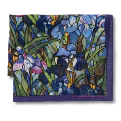 Louis C. Tiffany Irises Oblong Silk Scarf
