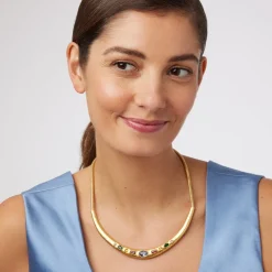 Medieval Stone Collar Necklace