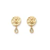 Mediterranean Coin Stud Earrings