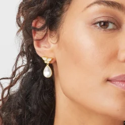 Meiji Butterfly Drop Earrings