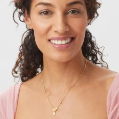 Meiji Butterfly Pendant Necklace