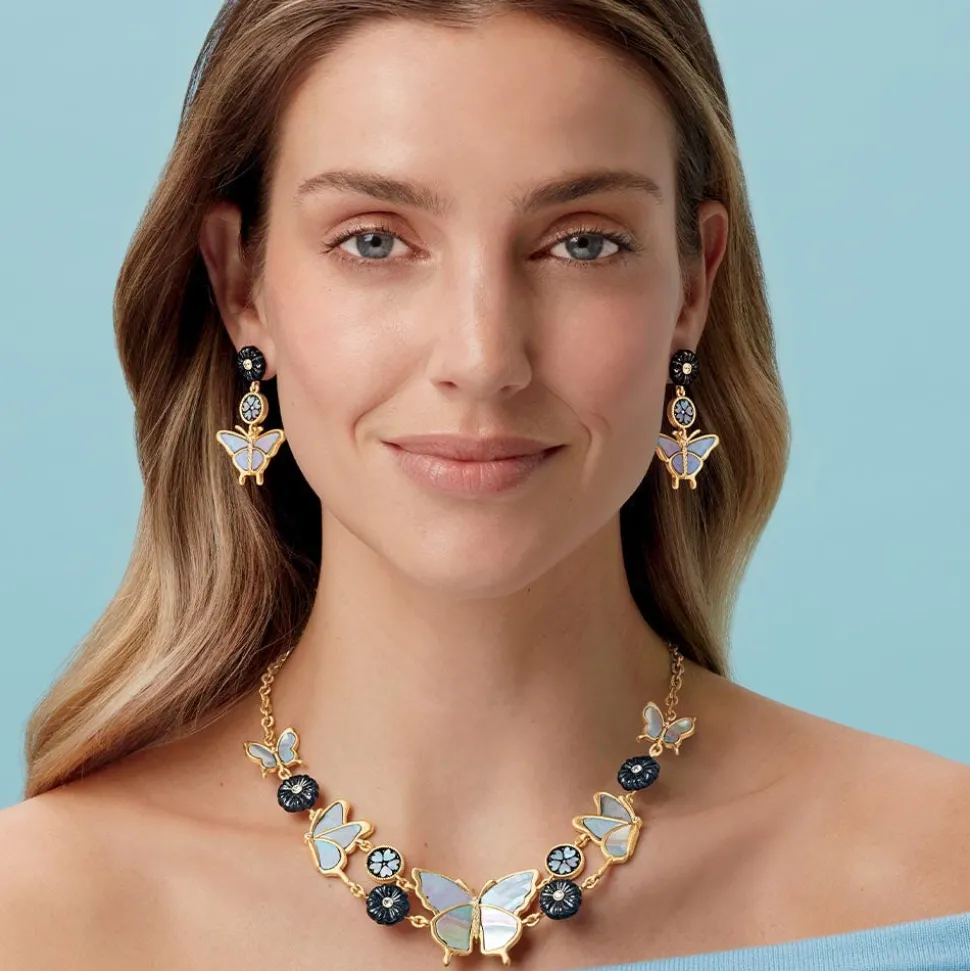 Meiji Butterfly Statement Earrings