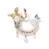 Mermaid Baroque Pearl Brooch