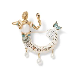 Mermaid Baroque Pearl Brooch