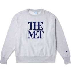 Met Logo Appliquéd Unisex Champion® Sweatshirt