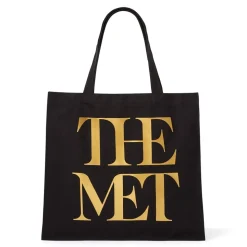 Met Logo Canvas Tote