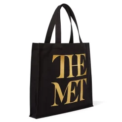 Met Logo Canvas Tote
