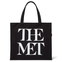 Met Logo Canvas Tote