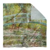 Monet Blooms Double-Sided Square Silk Scarf