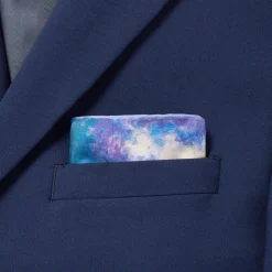 Monet Morning on the Seine Silk Pocket Square