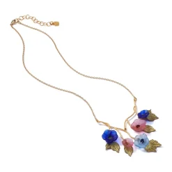 Morning Glories Bib Necklace