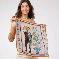 Mérida Saltillo Dress Silk Neckerchief