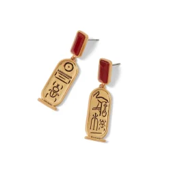 New Kingdom Gems Double-Drop Earrings