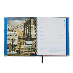 New York in Art Deluxe Engagement Calendar 2025