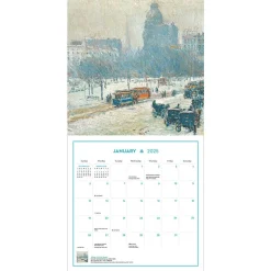New York in Art Wall Calendar 2025
