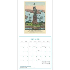 New York in Art Wall Calendar 2025