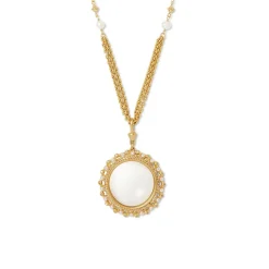 Philippine Pearl Magnifier Pendant Necklace
