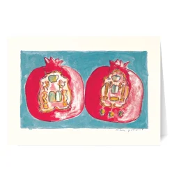 Podwal: Pomegranate Rosh Hashanah Cards