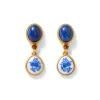 Qing Bottle Floral Drop Earrings