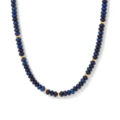 Royal Egyptian Beaded Lapis Necklace