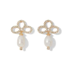 Royal Tudor Pearl Drop Earrings