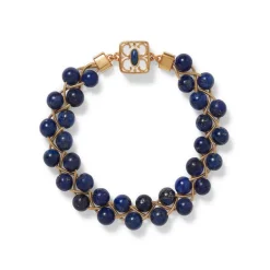 Spanish Baldric Lapis Braided Bracelet