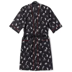 Steinlen Cats Unisex Cotton Robe