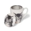 The Favorite Cat Covered Mug with Tea Infuser
