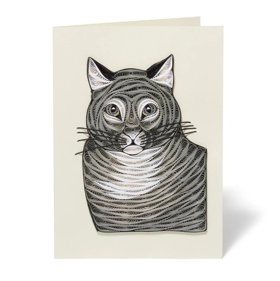The Favorite Cat Quilled Card