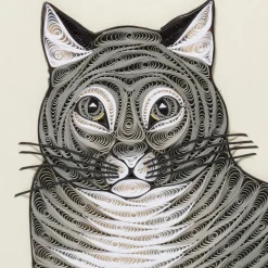 The Favorite Cat Quilled Card