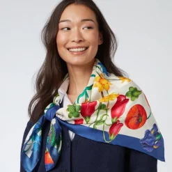 The Met Cloisters Garden Square Silk Scarf