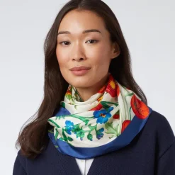 The Met Cloisters Garden Square Silk Scarf