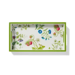 The Met Cloisters Garden Rectangular Lacquer Tray