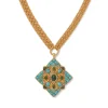 Tibetan Mandala Pendant Necklace