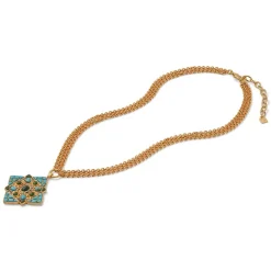 Tibetan Mandala Pendant Necklace