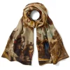 Tiepolo Allegory of the Planets and Continents Oversize Unisex Oblong Silk Scarf