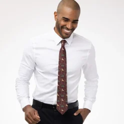 Unicorn in a Garden Silk Necktie