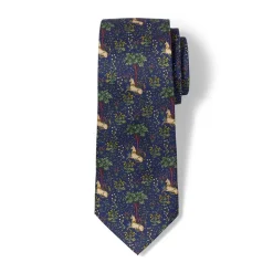 Unicorn in a Garden Silk Necktie